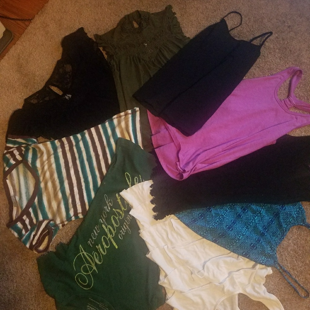 9 shirt LOT